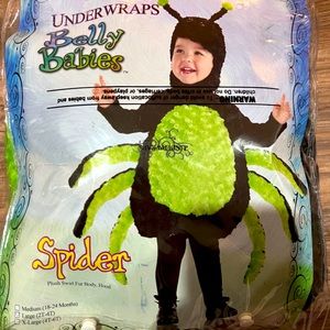 Halloween custom-belly babies spider